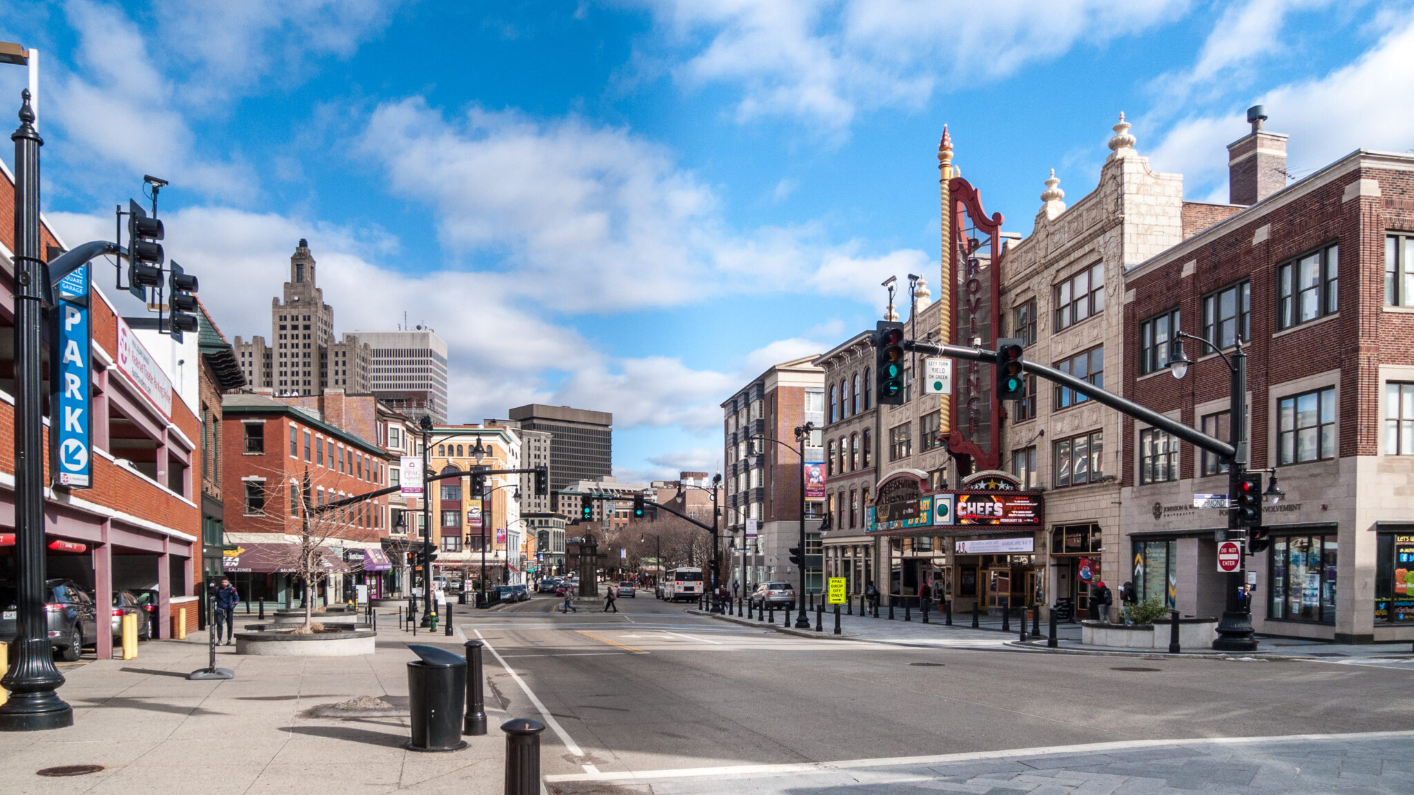 Weybosset Street view, Providence, Rhode Island